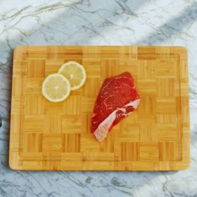 planche à découper bois plateau service présentation viande