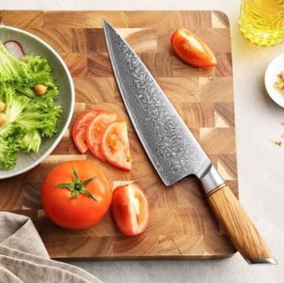 planche à découper bois d'acacia naturelle pour fruits et légumes