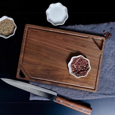 planche a découper bois élégante table premium gourmet