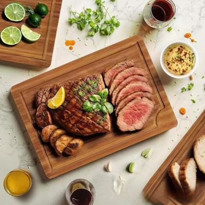 planches a decouper bois plateau présentation service table viande
