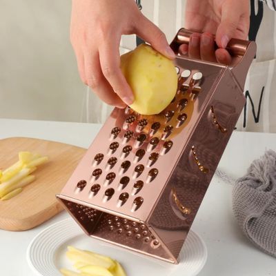 rape inox rose élégante design pomme de terre