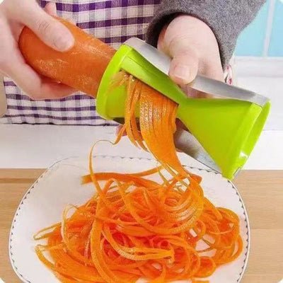 taille crayon legumes plats spirales carottes table cuisine