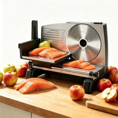 trancheuse a jambon puissante silencieuse saumon cuisine