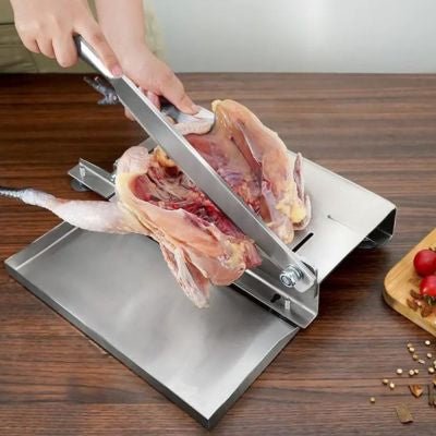 trancheuse à viande polyvalente inox poulet