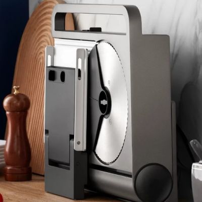 trancheuse electrique jambon pliable compacte design premium