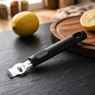 zesteur agrume précis noir design inox pratique rapide