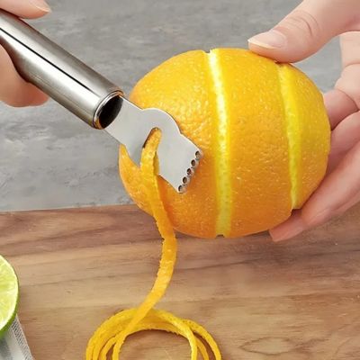 zesteur agrumes efficace inox crochet pratique