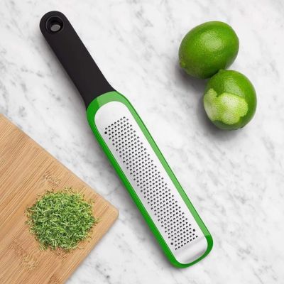 zesteur vert inox antidérapant citron légumes